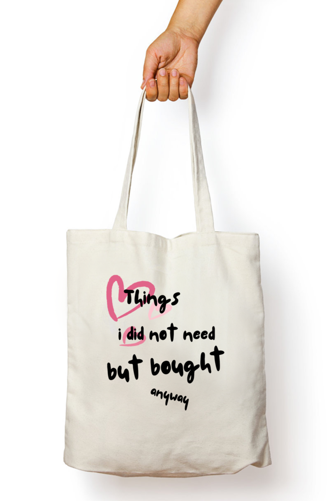 Tote Bag with Zipper