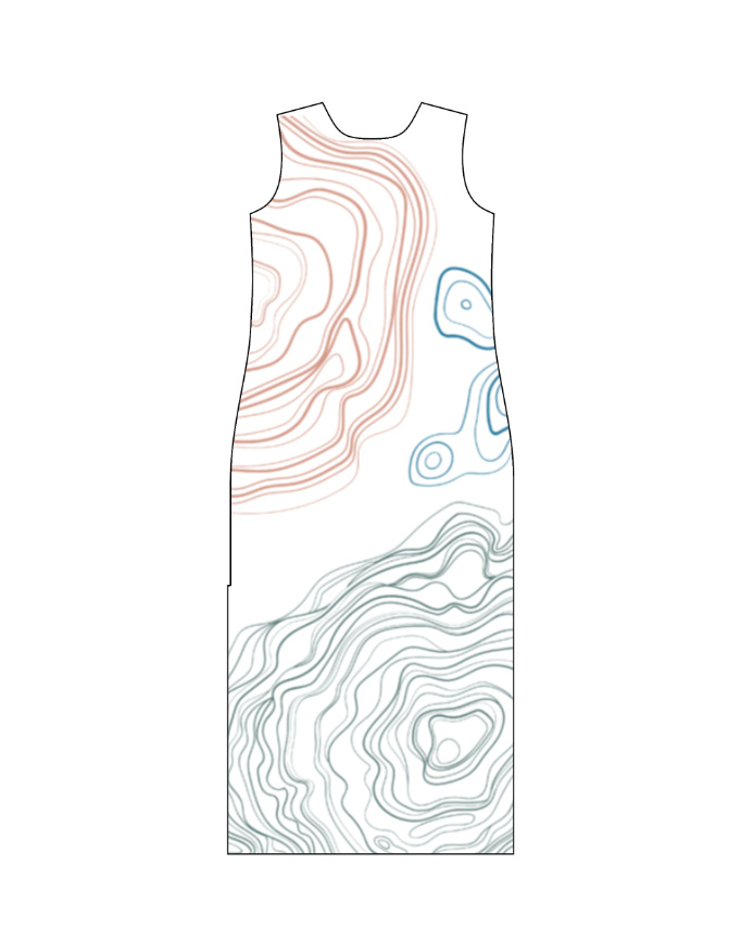 AOP Bodycon Dress - Image 9