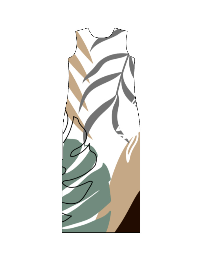 AOP Bodycon Dress - Image 2