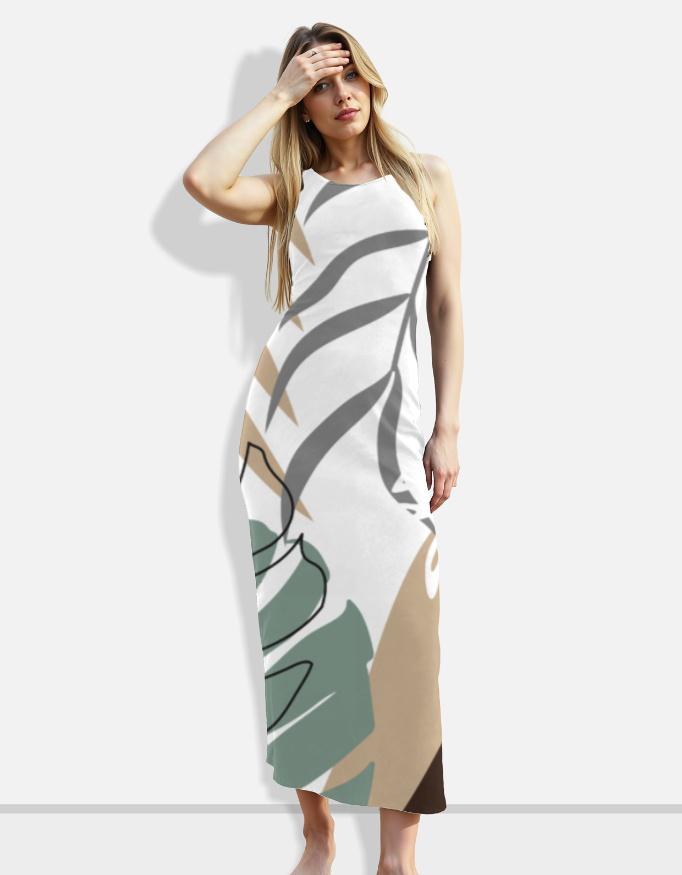 AOP Bodycon Dress - Image 3